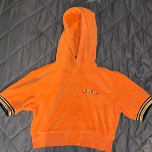 Juicy couture galore orange crop top
